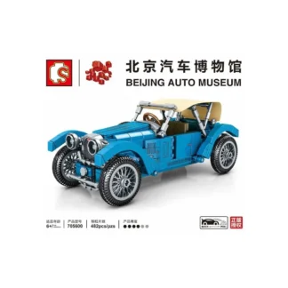 Sembo 705600 Bugatti T38A Oldtimer Klemmbaustein Set (482 Teile)