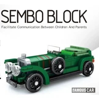 Sembo BLOCK 607406 Oldtimer Famous car - Klemmbaustein Set (357 Teile)