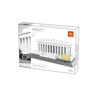 Wange 4216 Architektur Lincoln Memorial of Washington D.C. Klemmbaustein Set (979 Teile)