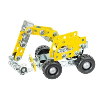 eitech 00253 Bagger Mini 116 Teile Metallbaukasten – EAN 4012854201089 – Klemmbaustein Set Produktbild