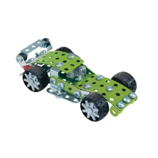 eitech 00256 Racer green 122 Teile Metallbaukasten – EAN 4012854201195 – Klemmbaustein Set Produktbild
