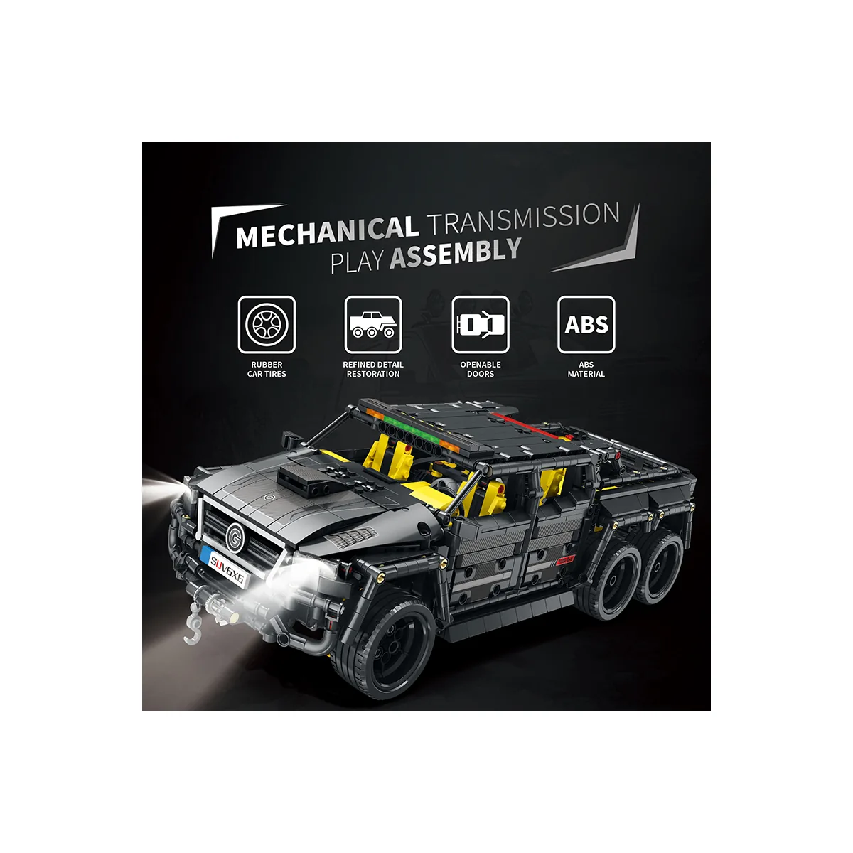 Reobrix 11001 G700 Dynamic Version 2162 Teile Klemmbaustein Set (11001-D) 7 Reobrix 11001 G700 Dynamic Version 2162 Teile Klemmbaustein Set (11001-D) – Bild 7