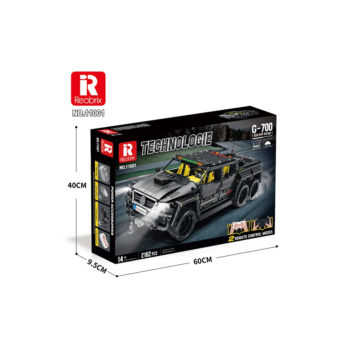 Reobrix 11001 G700 Dynamic Version 2162 Teile Klemmbaustein Set (11001-D) 1 Reobrix 11001 G700 Dynamic Version 2162 Teile Klemmbaustein Set (11001-D)