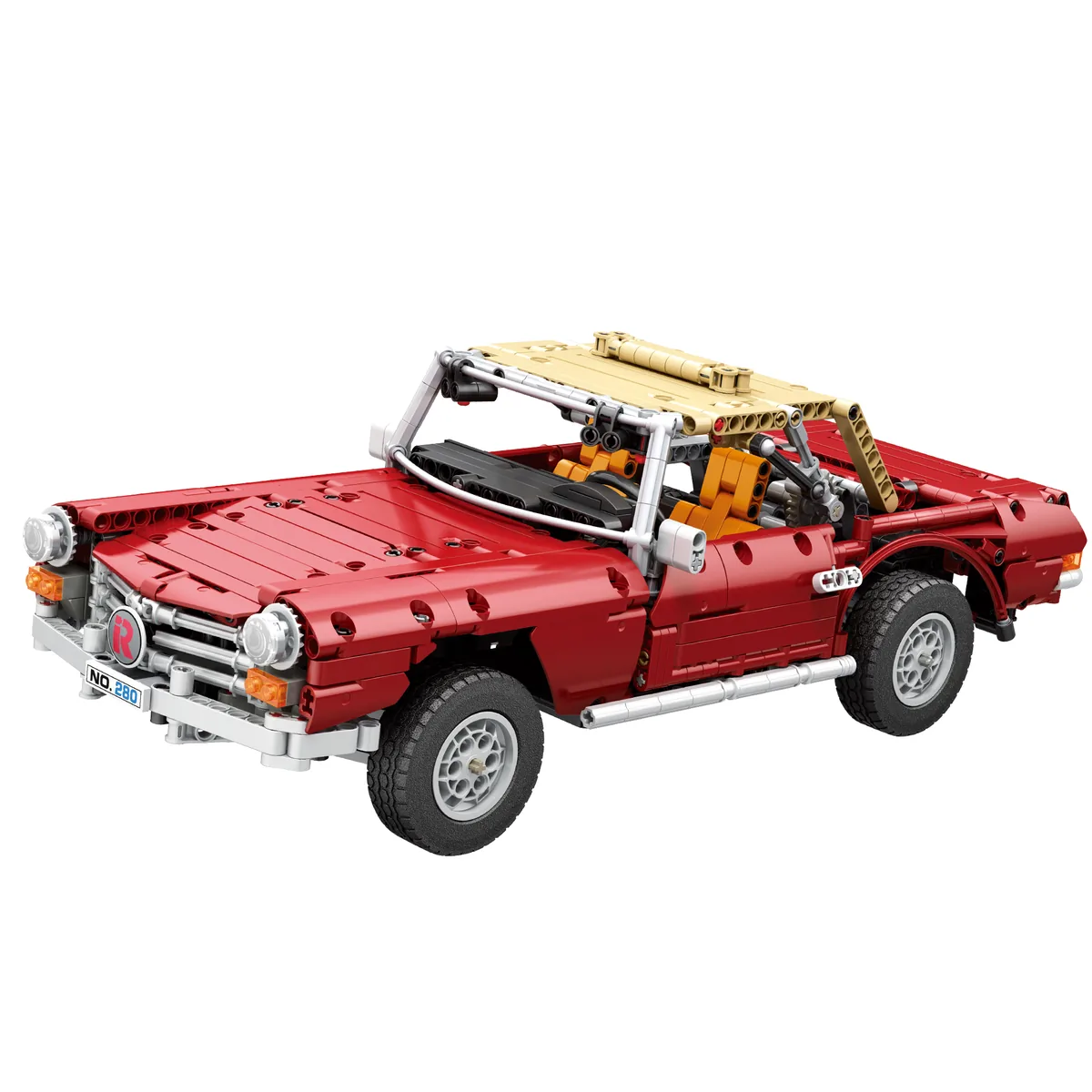 Reobrix 11005 Vintage 280SL Dynamic Version 1578 Teile Klemmbaustein Set (11005-D) – Bild 4