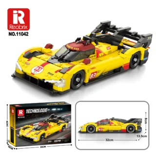 Reobrix 11042 Supersportwagen 499P 1370 Teile Klemmbaustein Set