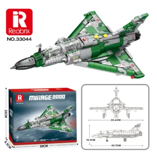 Reobrix 33044 Mirage 2000 1012 Teile Klemmbaustein Set