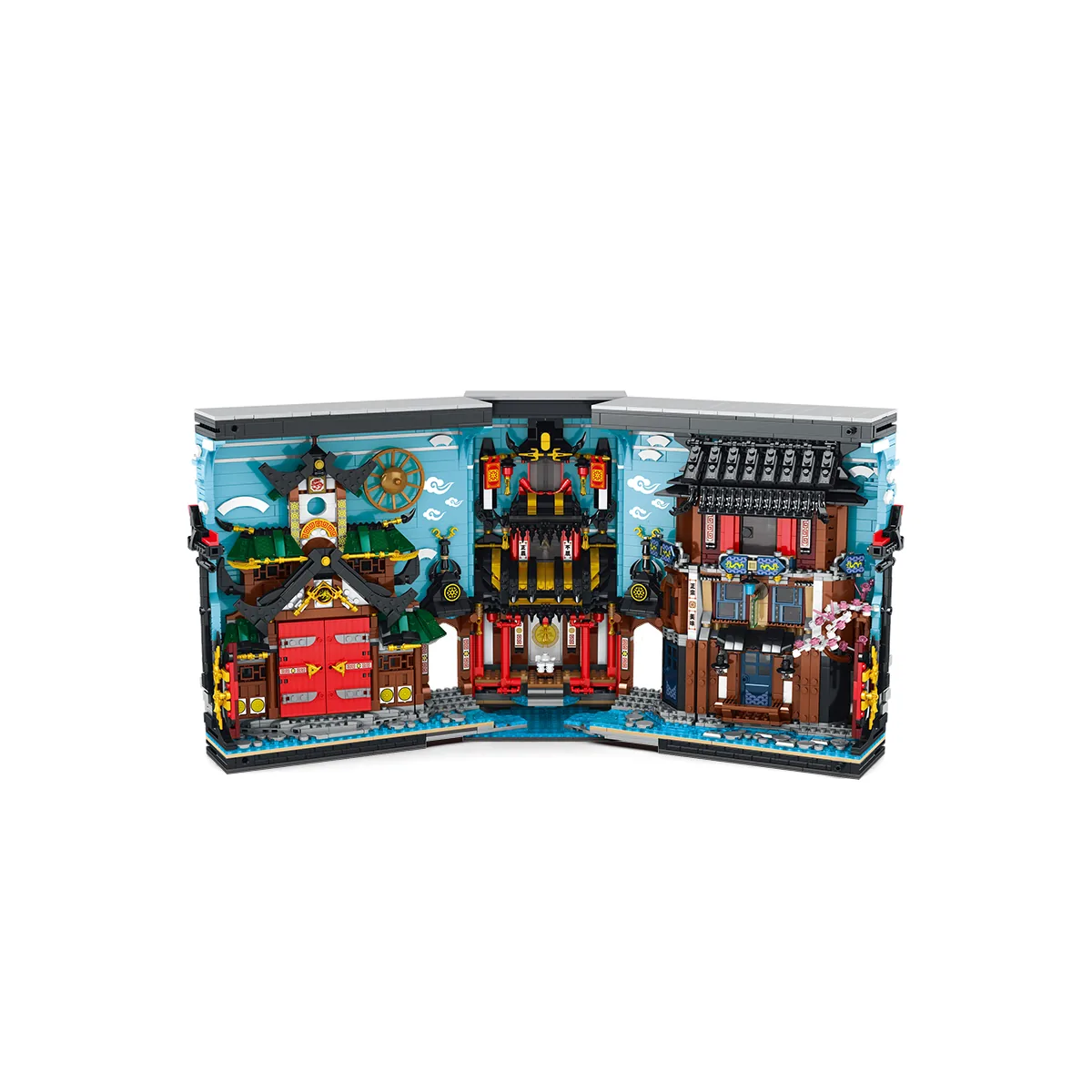 Reobrix 66029 Ninja-Buch mit LED-Beleuchtung 6 Reobrix 66029 Ninja-Buch mit LED-Beleuchtung Klemmbaustein Set