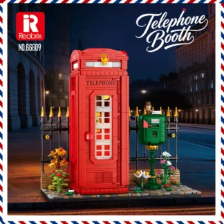Reobrix 66609 Rote Telefonzelle