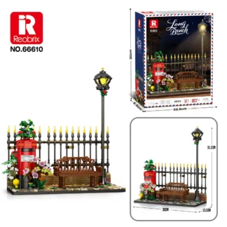 Reobrix 66610 Lange Bank 1057 Teile Klemmbaustein Set