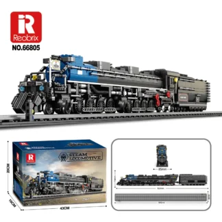 Reobrix 66805 Dampflokomotive 2947 Teile Klemmbaustein Set