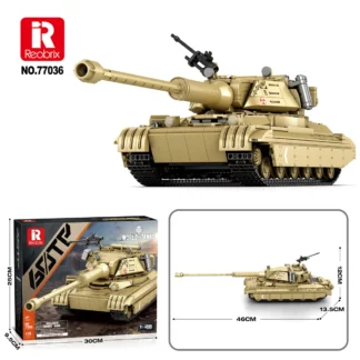 Reobrix 77036 60TP Lewandowski World of Tanks Panzer 1128 Teile Klemmbaustein Set