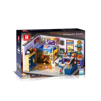 REOBRIX 66306 Sypialnia - Schlafzimmer Modellbausatz (511 Teile)