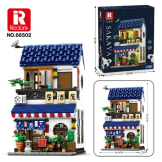 Reobrix 66502 Izakaya 130 Teile Klemmbaustein Set
