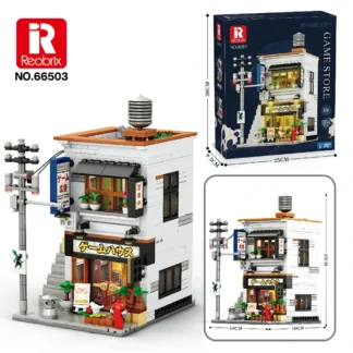Reobrix 66503 Spielhalle 984 Teile Klemmbaustein Set