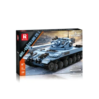 REOBRIX 77042 Bat.-Chatillon 25 t World of Tanks - Konstruktions-Set mit 1102 Elementen