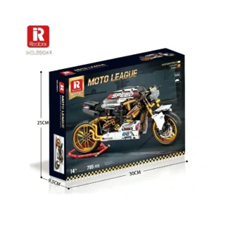 REOBRIX 99041 Britisches Retro-Motorrad Cafe Racer - 795 Teile