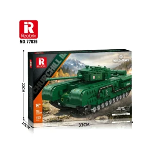 REOBRIX 77039 Panzer Churchill III World of Tanks (1123 Teile)