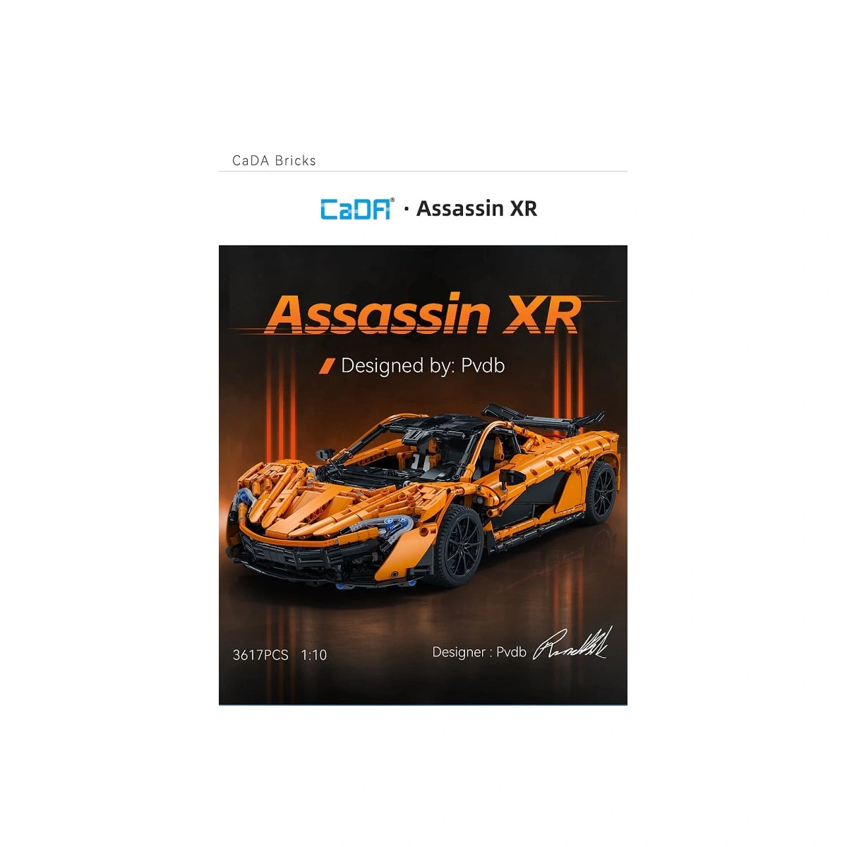 C61513W Assassin XR Rennwagen Bauset 3617 Teile 15 C61513W Assassin XR Rennwagen Bauset 3617 Teile – Bild 15