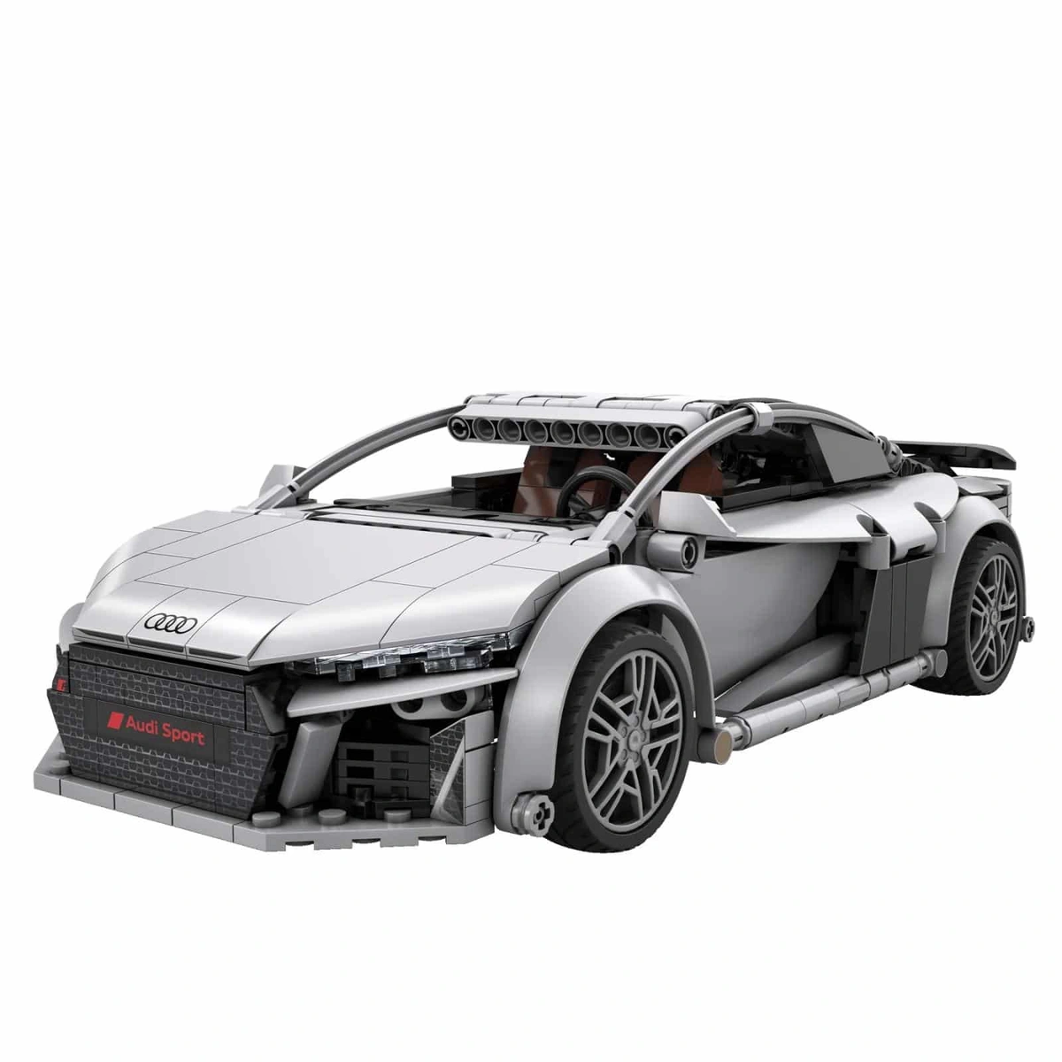 C57012W Audi R8 Baustein-Modell im Maßstab 1:14 575 Teile 2 C57012W Audi R8 Baustein-Modell im Maßstab 1:14 575 Teile – Bild 2