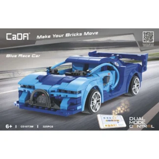 CaDA C51073W Blauer Rennwagen 1:20 325 Teile