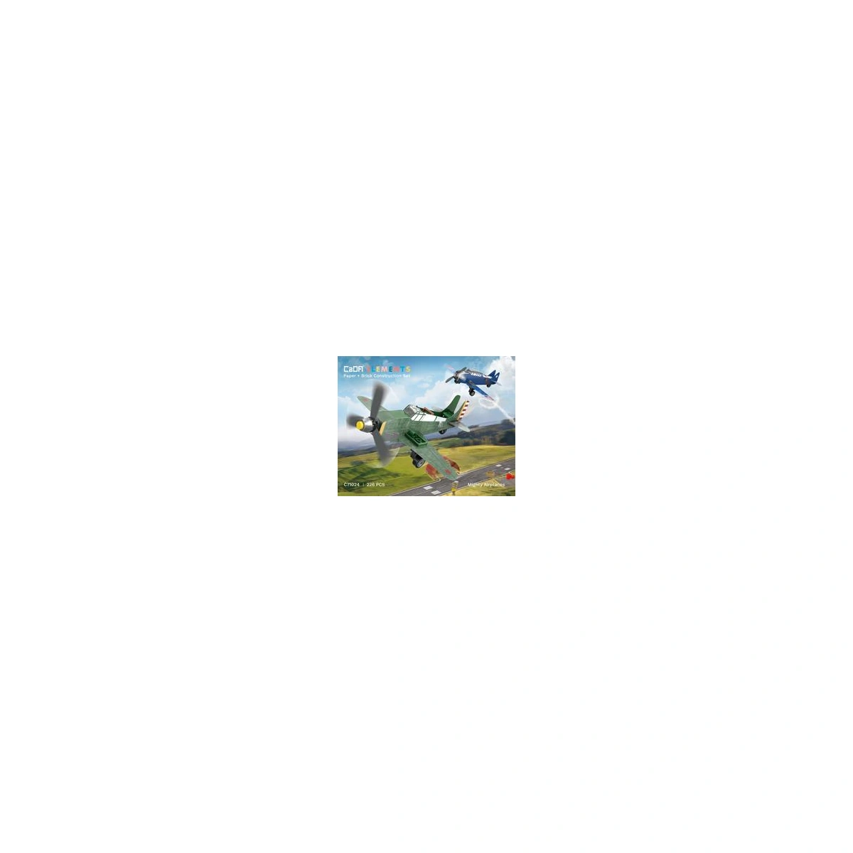 C71024W Mighty Airplanes Konstruktionsset 226 Teile – Bild 4
