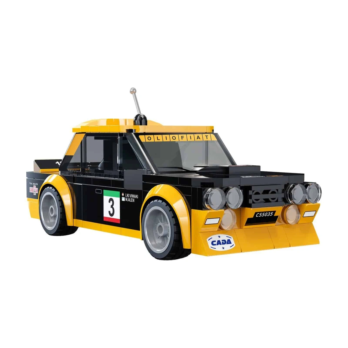 C55035W Fiat 131 Abarth Rennwagen Bausatz 1:24 254 Teile – Bild 2