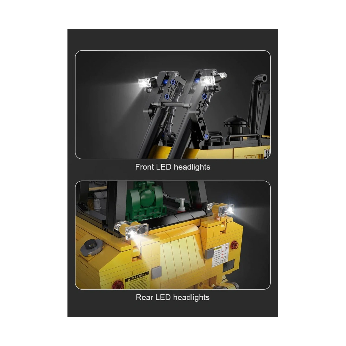 CaDA C61056W Goliath Bulldozer 1:16 2826 Teile – Bild 3
