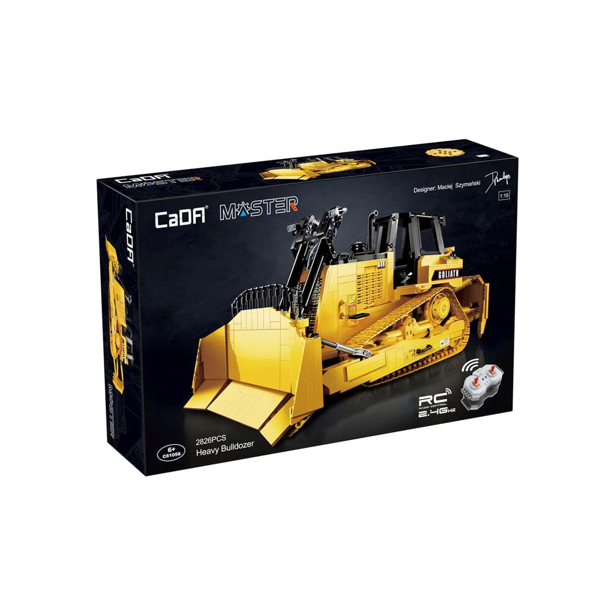 CaDA C61056W Goliath Bulldozer 1:16 2826 Teile – Bild 7
