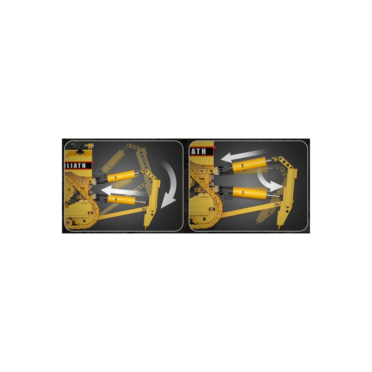 CaDA C61056W Goliath Bulldozer 1:16 2826 Teile – Bild 12