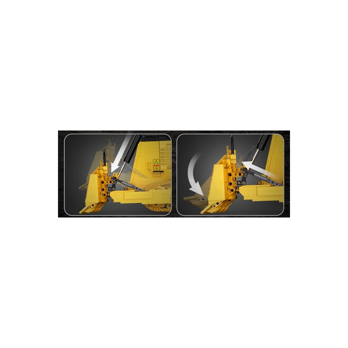 CaDA C61056W Goliath Bulldozer 1:16 2826 Teile – Bild 13