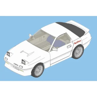 C55016W Initial-D Mazda FC35 RX-7 Baustein-Modell im Maßstab 1:35 66 Teile