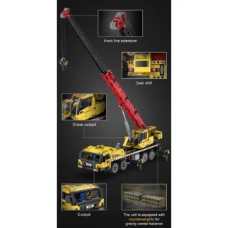 CaDA C61081W Mobiler Kran 1:20 1831 Teile