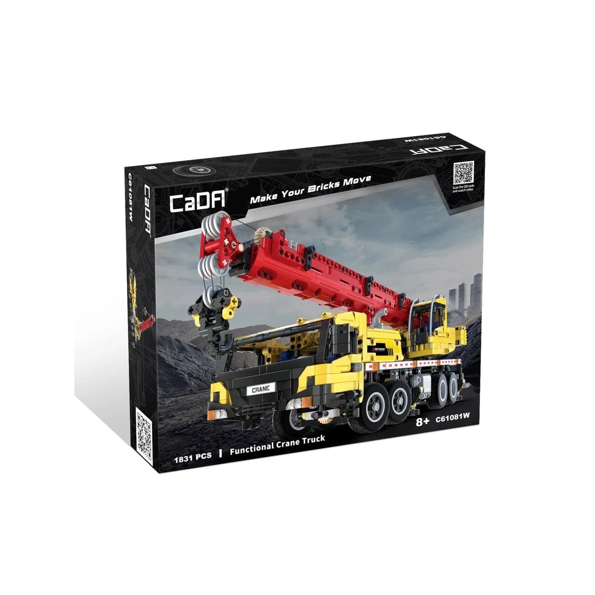 CaDA C61081W Mobiler Kran 1:20 1831 Teile – Bild 9