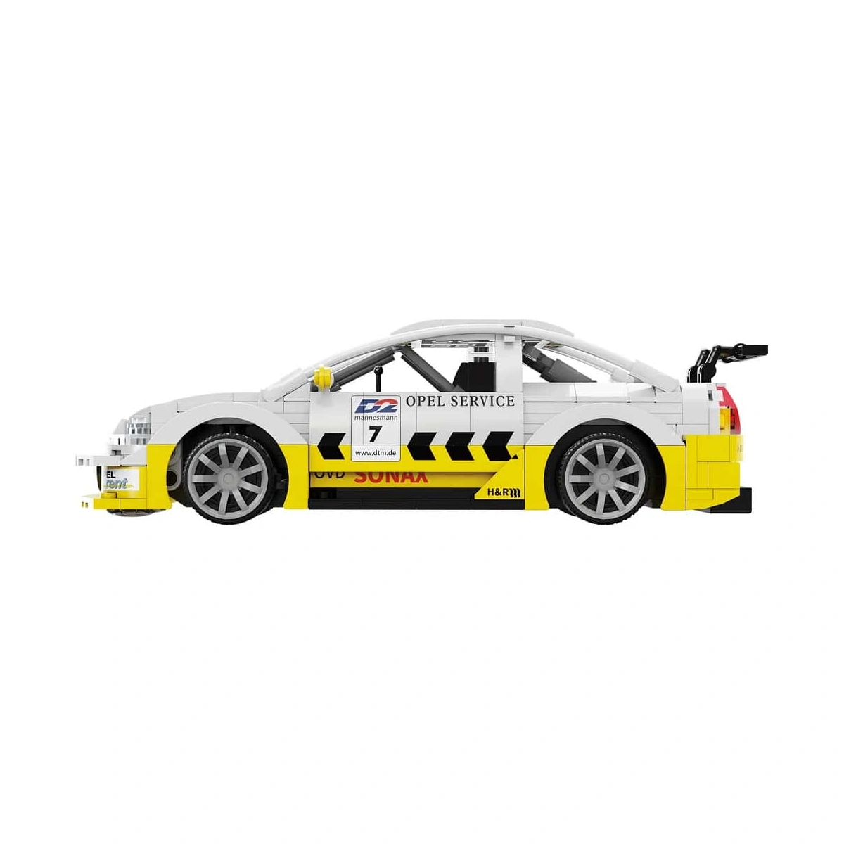 C51081W Opel Astra V8 Coupe Rennwagen Modellbausatz 330 Teile – Bild 4