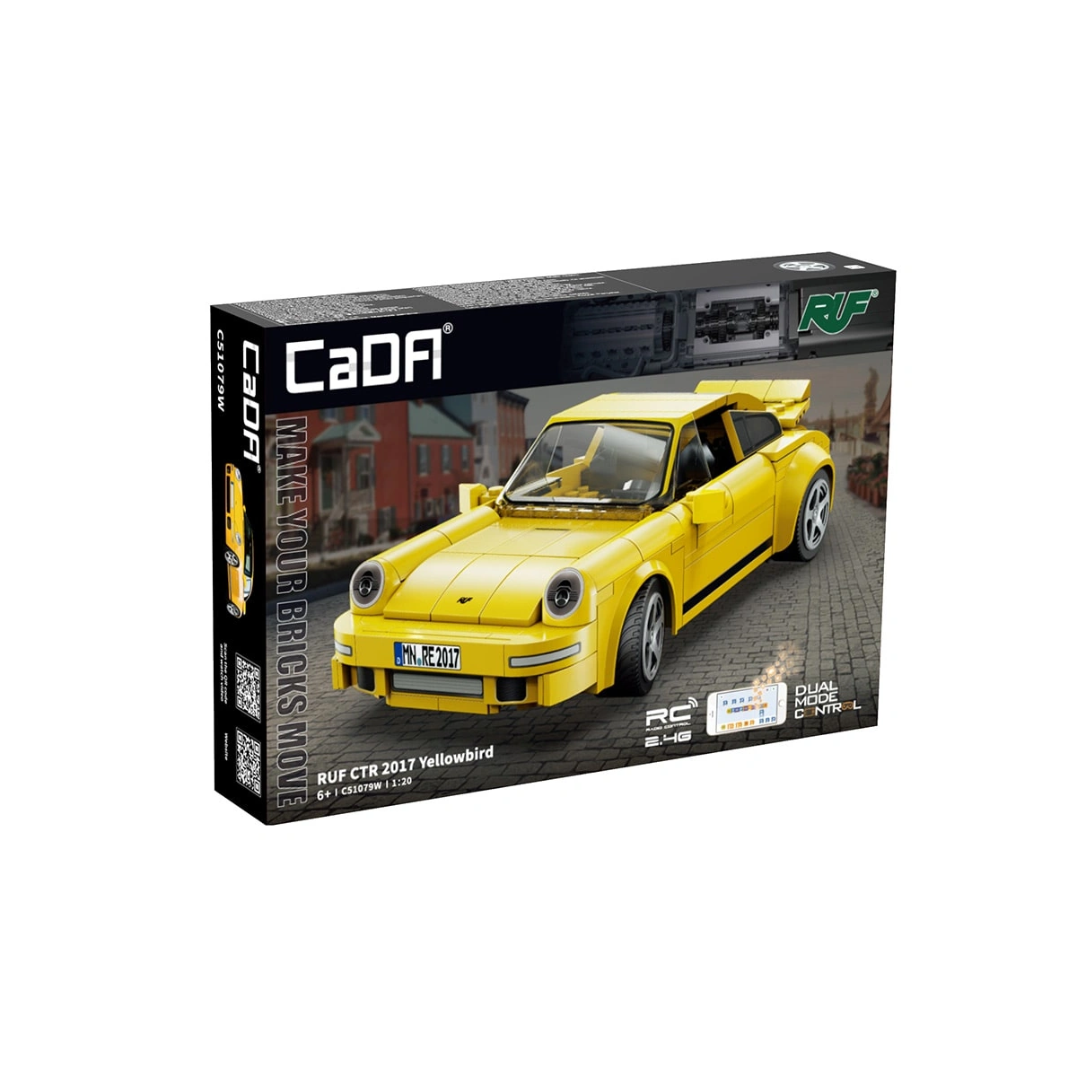 C51079W Bausatz Sportwagen Yellow Bird 235 Teile 5 C51079W Bausatz Sportwagen Yellow Bird 235 Teile – Bild 5