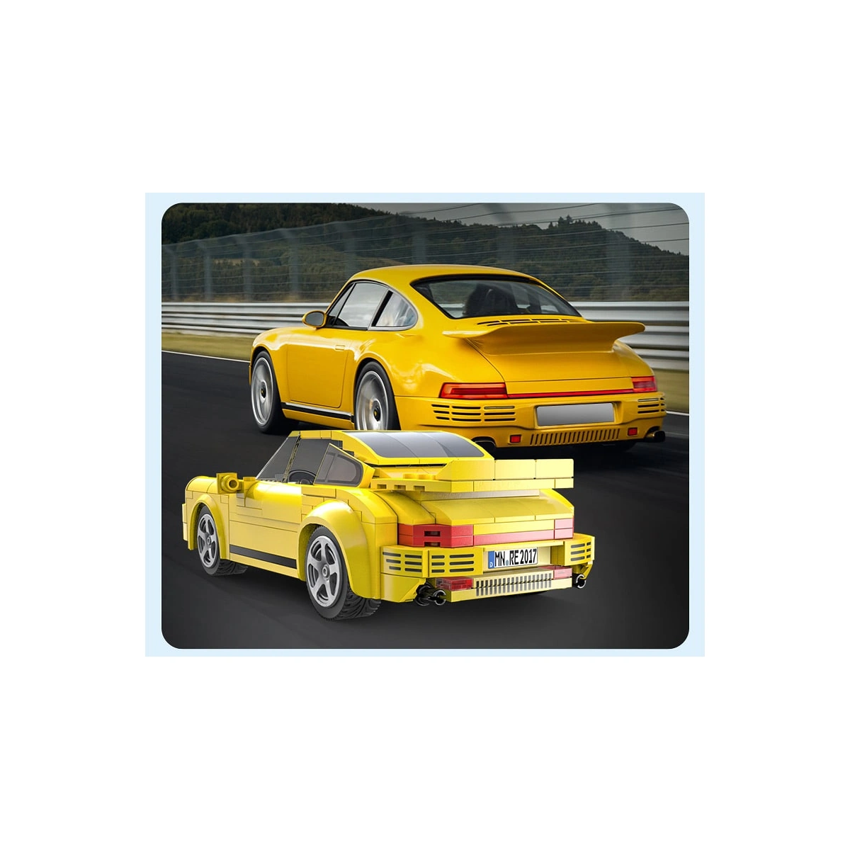 C51079W Bausatz Sportwagen Yellow Bird 235 Teile 6 C51079W Bausatz Sportwagen Yellow Bird 235 Teile – Bild 6