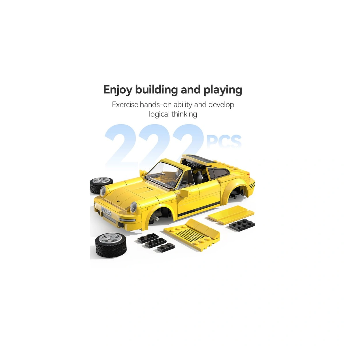 C51079W Bausatz Sportwagen Yellow Bird 235 Teile 13 C51079W Bausatz Sportwagen Yellow Bird 235 Teile – Bild 13
