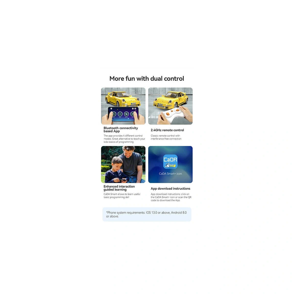 C51079W Bausatz Sportwagen Yellow Bird 235 Teile 14 C51079W Bausatz Sportwagen Yellow Bird 235 Teile – Bild 14