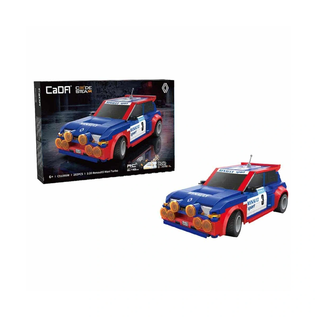 C51095W Renault 5 Maxi Turbo Modellbausatz 282 Teile
