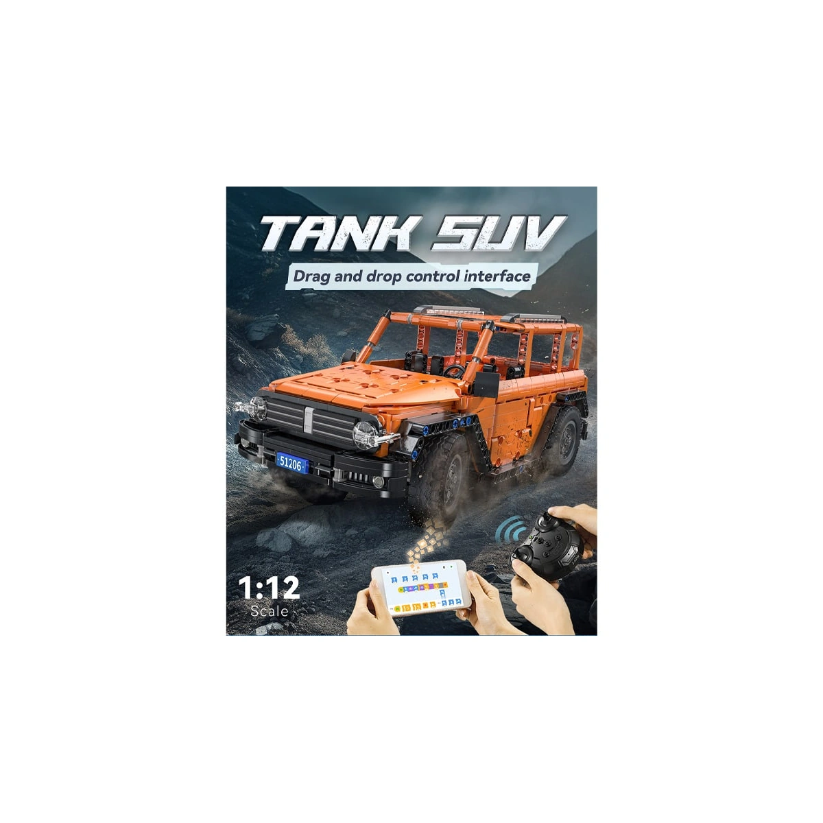 C51206W SUV Bauset 1:14 561 Teile – Bild 6