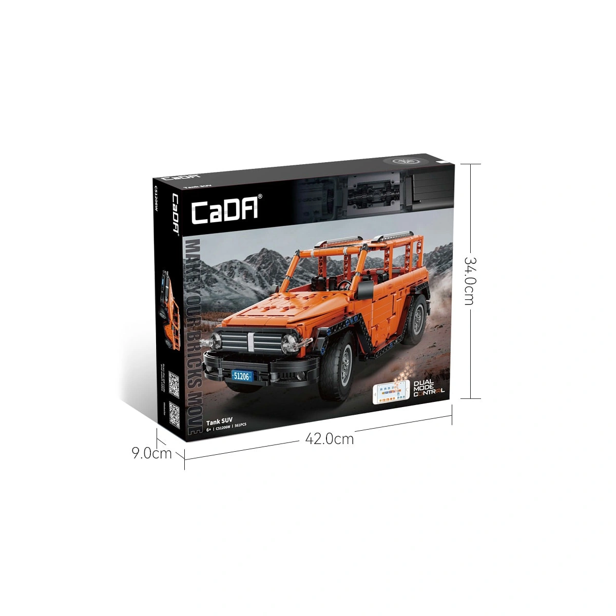C51206W SUV Bauset 1:14 561 Teile – Bild 10