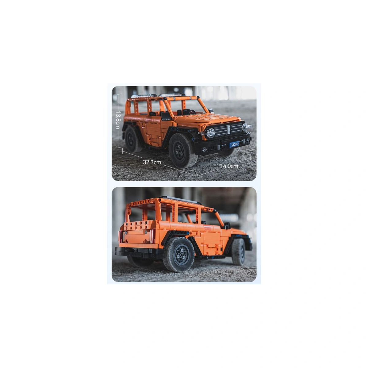 C51206W SUV Bauset 1:14 561 Teile – Bild 11