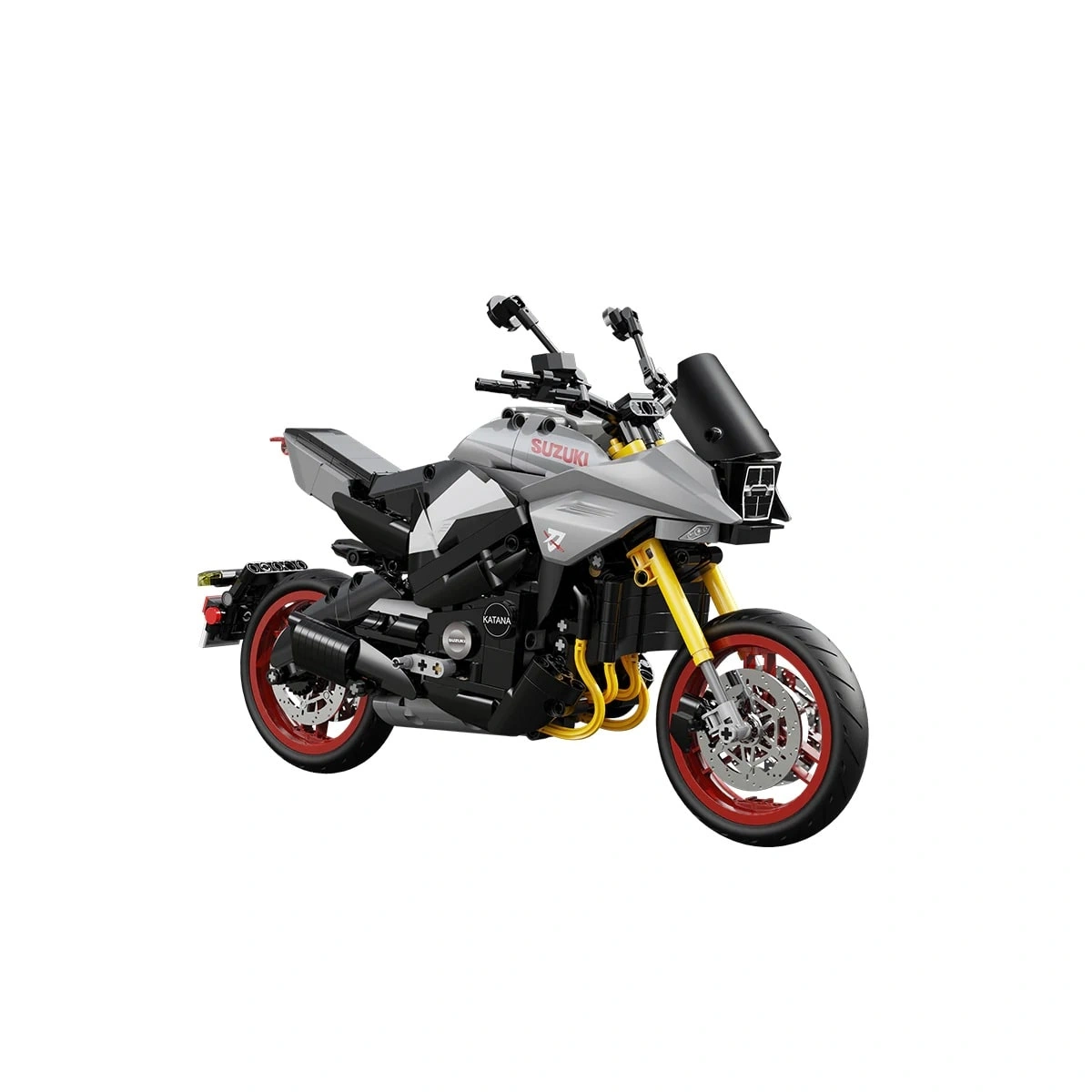 C59021W Motorrad Modellbausatz Suzuki Katana im Maßstab 1:6 1104 Teile – Bild 2