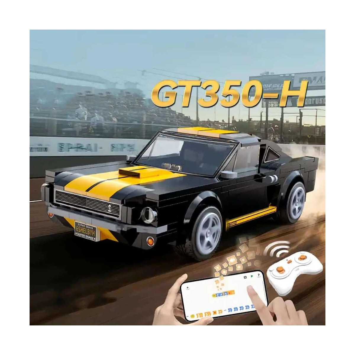 C51093W Shelby GT350H Bausteinmodell im Maßstab 1:20 292 Teile 2 C51093W Shelby GT350H Bausteinmodell im Maßstab 1:20 292 Teile – Bild 2