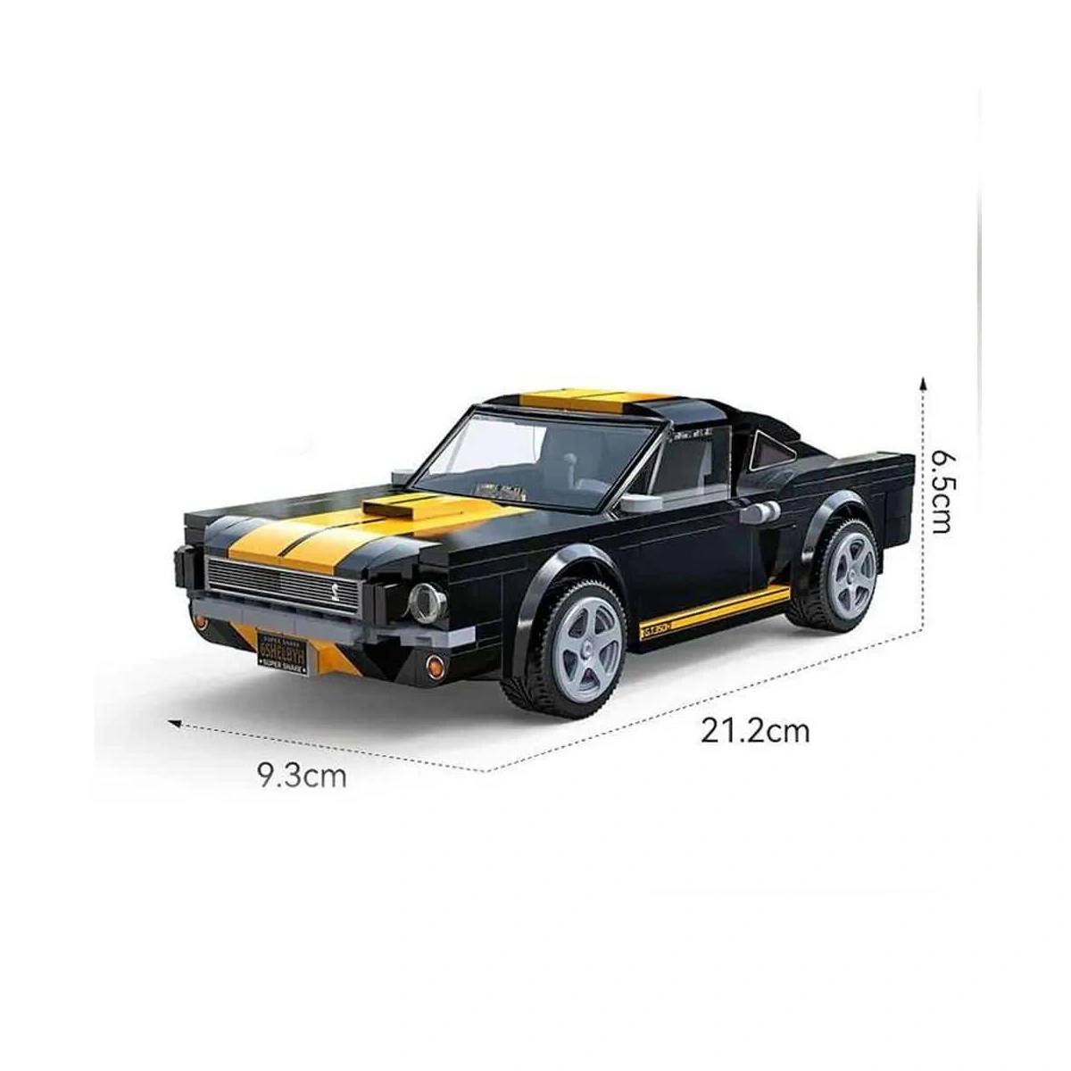 C51093W Shelby GT350H Bausteinmodell im Maßstab 1:20 292 Teile 5 C51093W Shelby GT350H Bausteinmodell im Maßstab 1:20 292 Teile – Bild 5