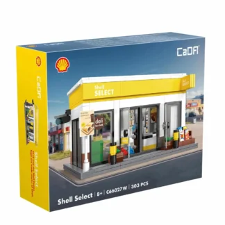 C66027W Shell Tankstelle Klemmbaustein Set 303 Teile