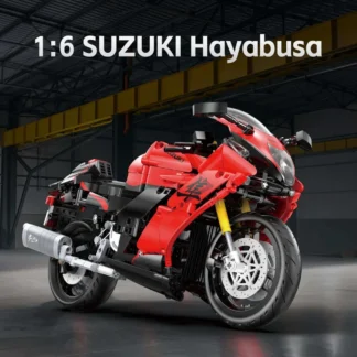 C64051W Suzuki Hayabusa Motorrad Modellbausatz im Maßstab 1:6 1043 Teile