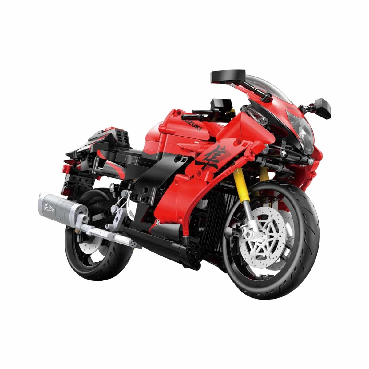 C64051W Suzuki Hayabusa Motorrad Modellbausatz im Maßstab 1:6 1043 Teile – Bild 4