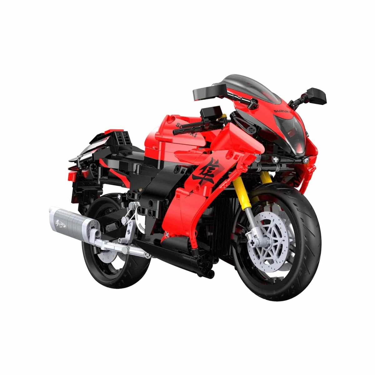 C64051W Suzuki Hayabusa Motorrad Modellbausatz im Maßstab 1:6 1043 Teile – Bild 5