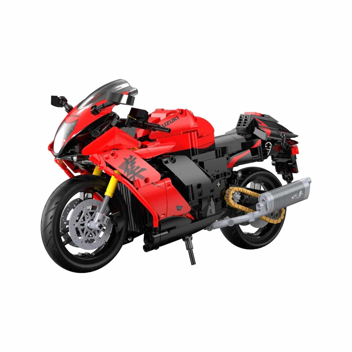 C64051W Suzuki Hayabusa Motorrad Modellbausatz im Maßstab 1:6 1043 Teile – Bild 6